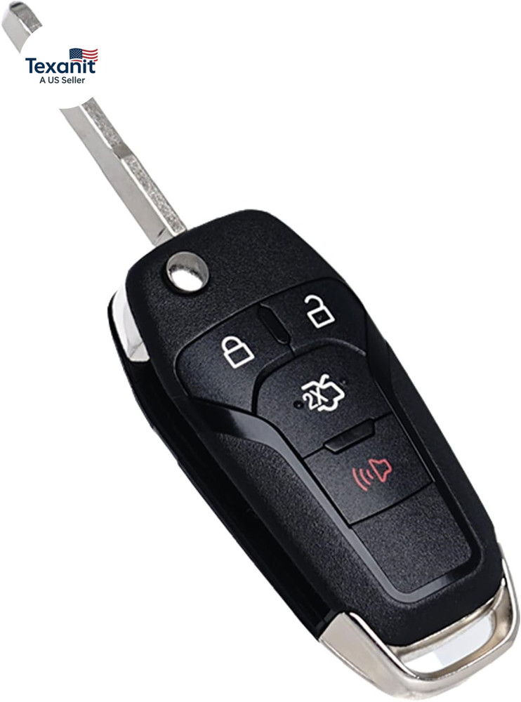 Flip Key Fob Replacement Fits for Ford Fusion 2013 2014 2015 2016 Keyless Entry