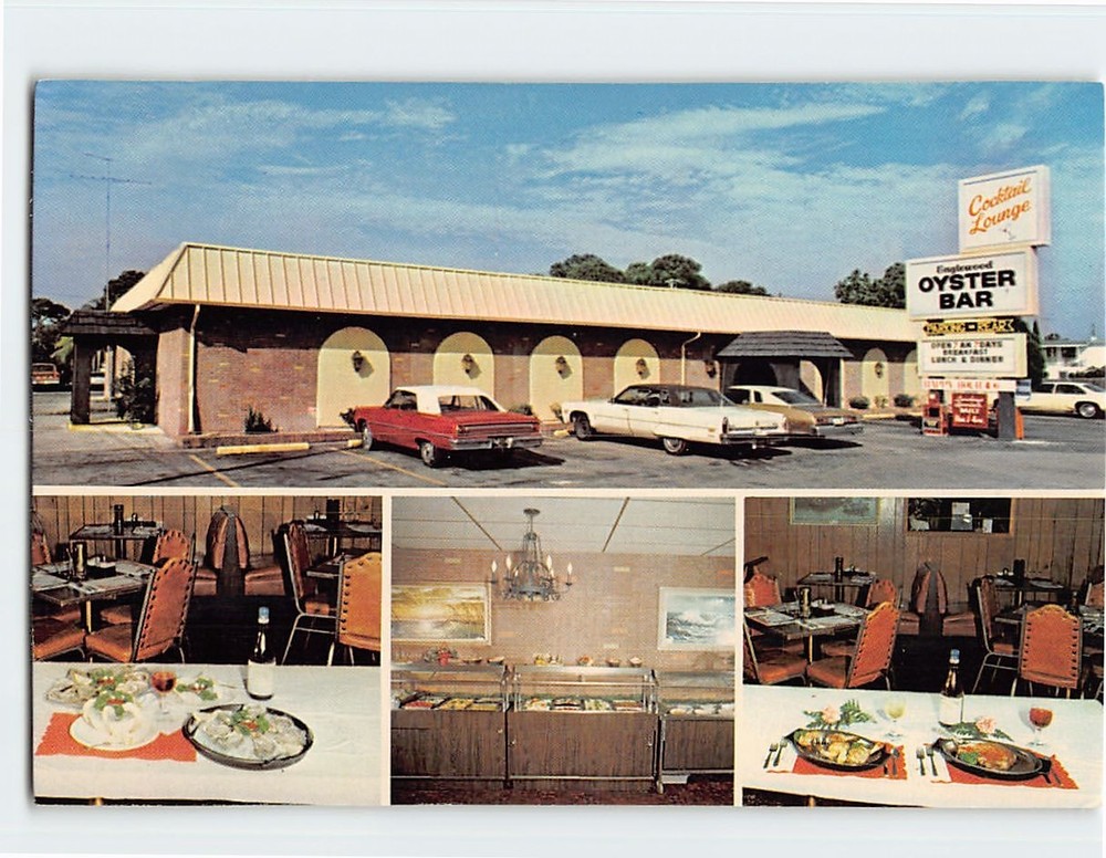 Postcard Englewood Oyster Bar Englewood Florida USA