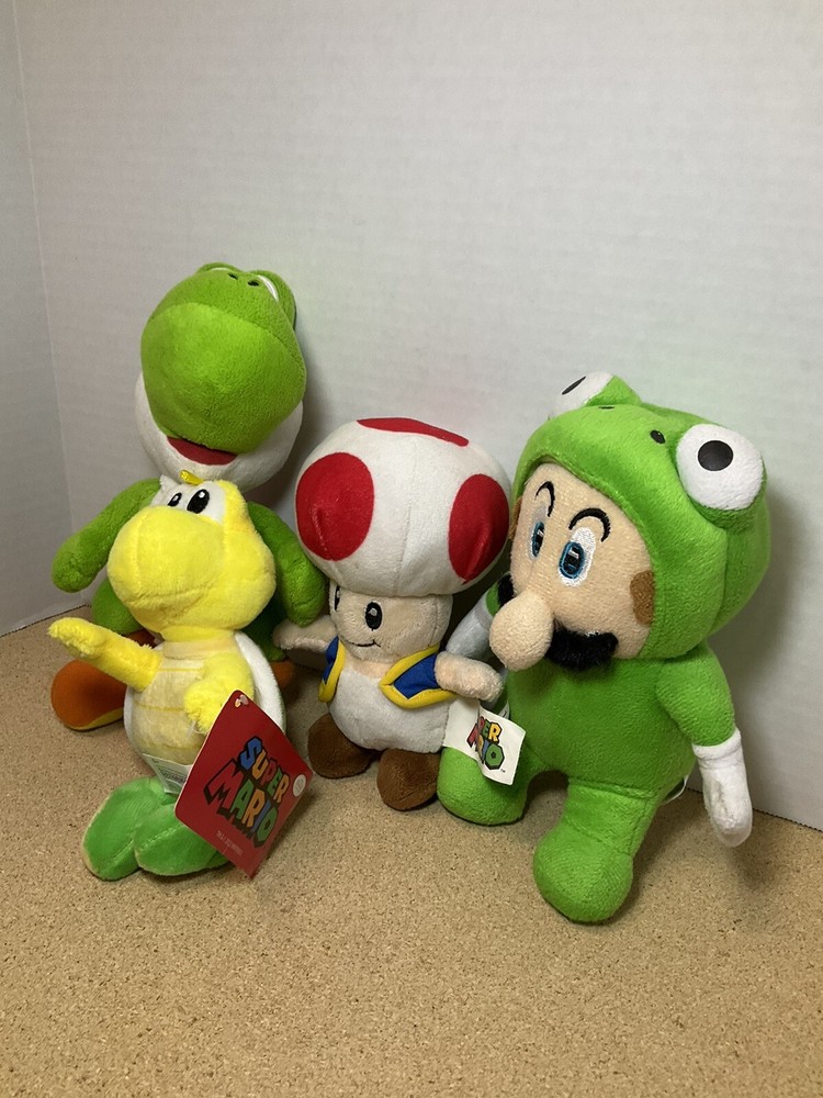 Super Mario Characters Plush Lot Of 4
