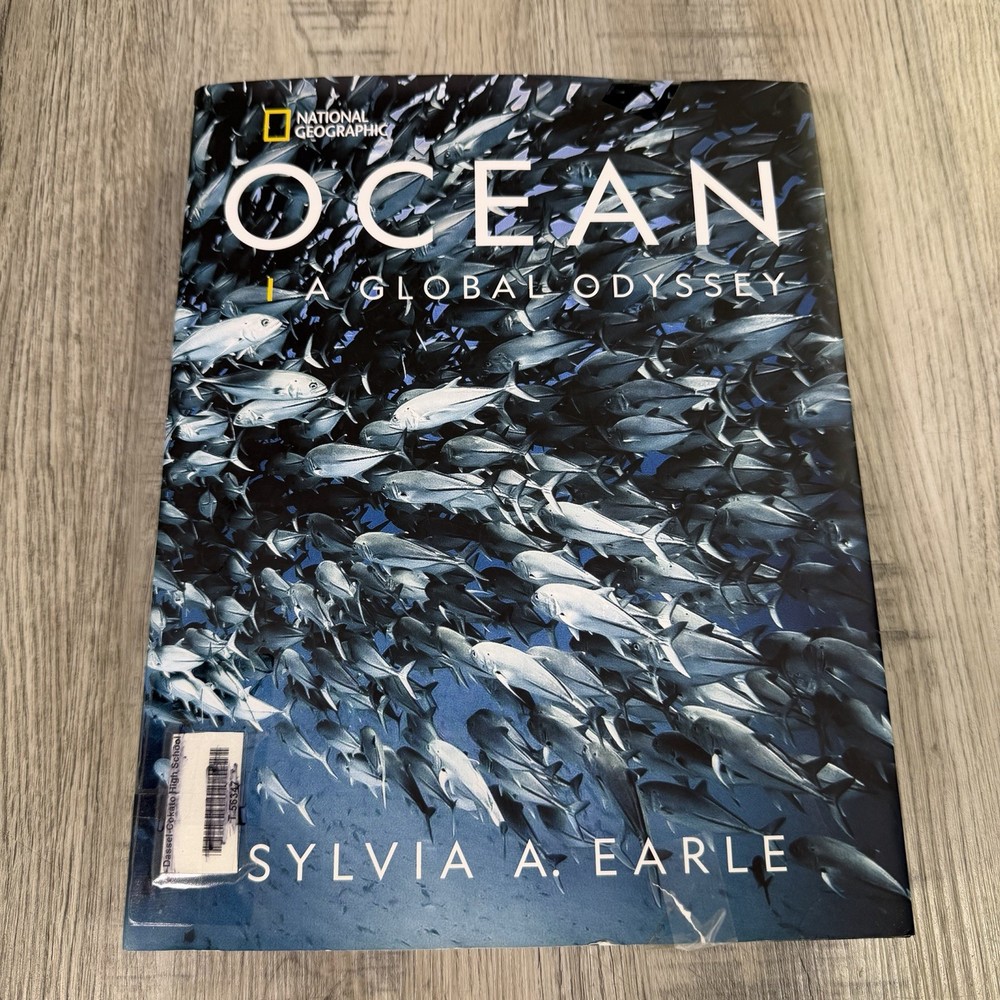National Geographic Ocean: A Global Odyssey Coffee Table Book Dust Cover