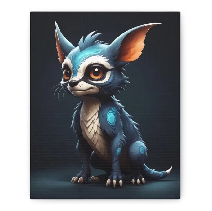Mystical Companion Fantasy Wall Art for Enchanted Home Decor