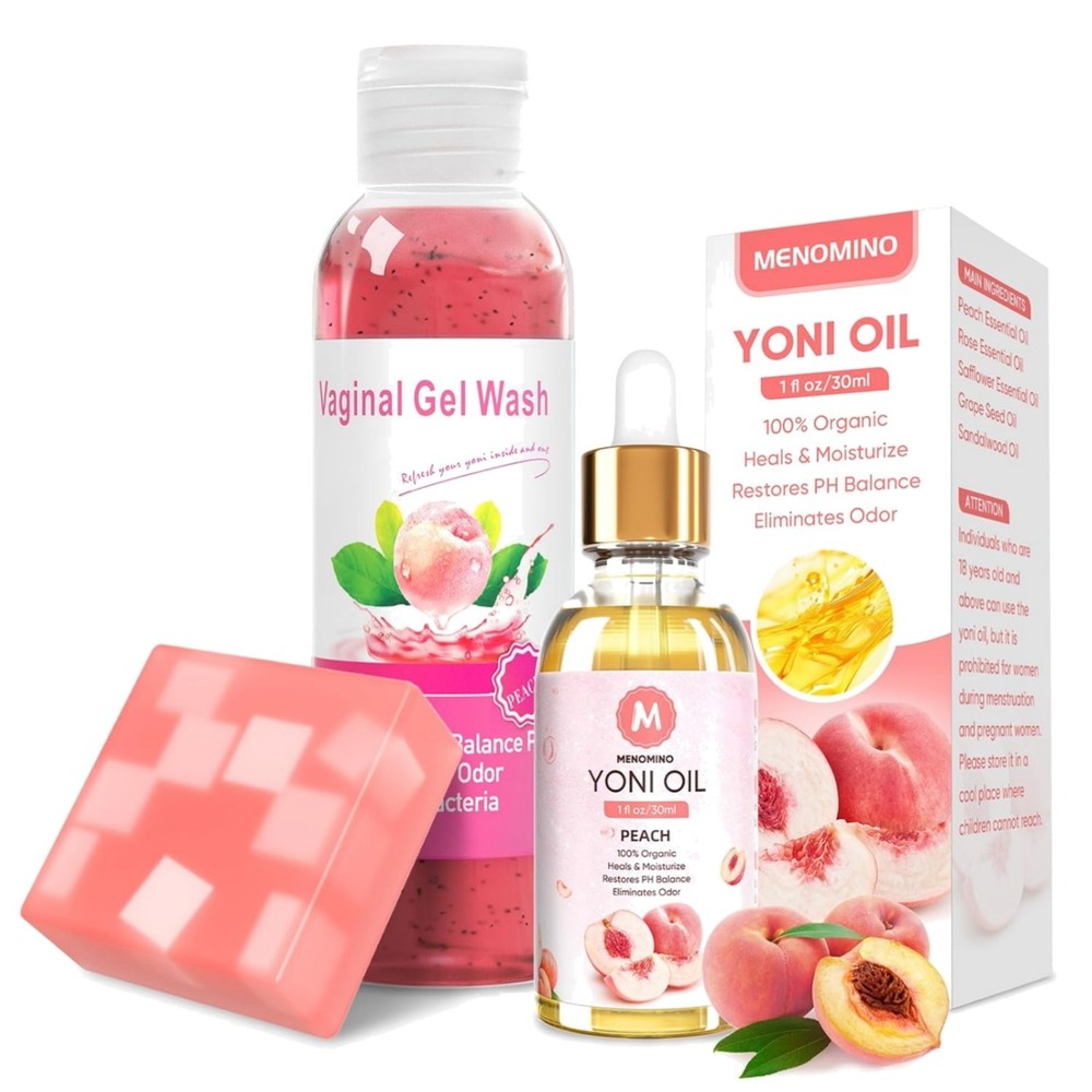 Feminine Wash & Yoni Soap Bar & Yoni Oil for Women Ph Balance, Yoni Wash for Vag