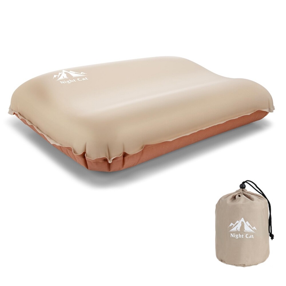 Inflatable Memory Foam Camping Pillow for Travel and Outdoor Survival  
