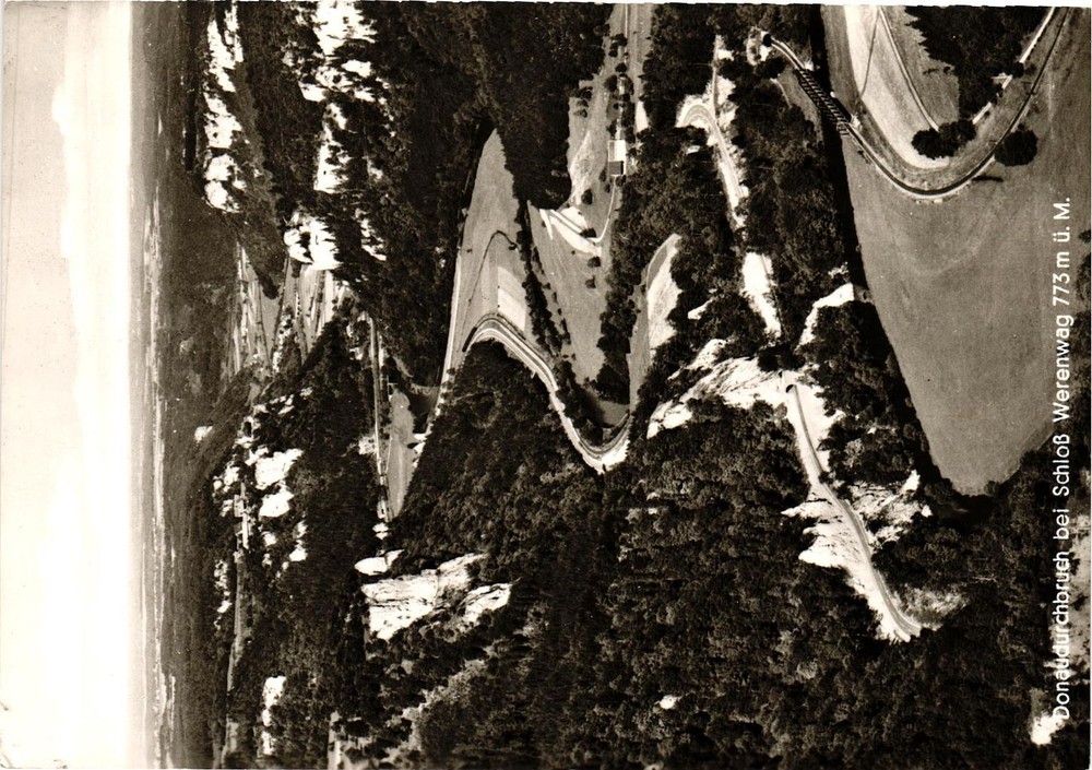 Vintage Postcard RPPC- Mountain Highway 1900s