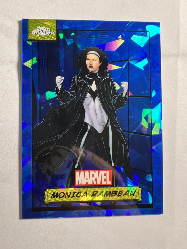 2024 Topps Chrome Marvel Sapphire Monica Rambeau #145