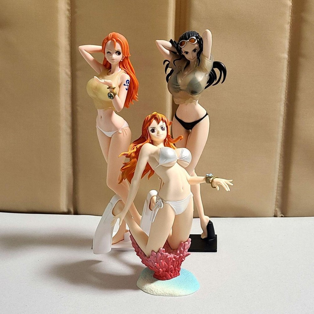 BANPRESTO One Piece C2 FIGURE Nami Robin CREATOR Nami 20cm 13cm Nami Nico