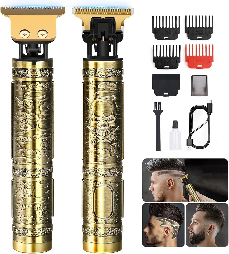 Professional Cordless Hair & Beard Trimmer for Men