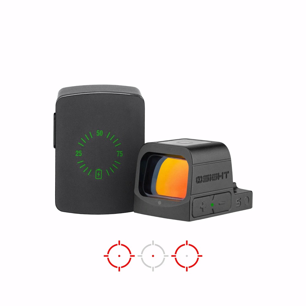 Osight S 2 MOA Dot Sight with 32 MOA Circle with Magnetic Charging Cover