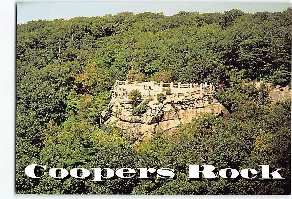 Postcard Scenic Overlook Coopers Rock State Forest West Virginia USA