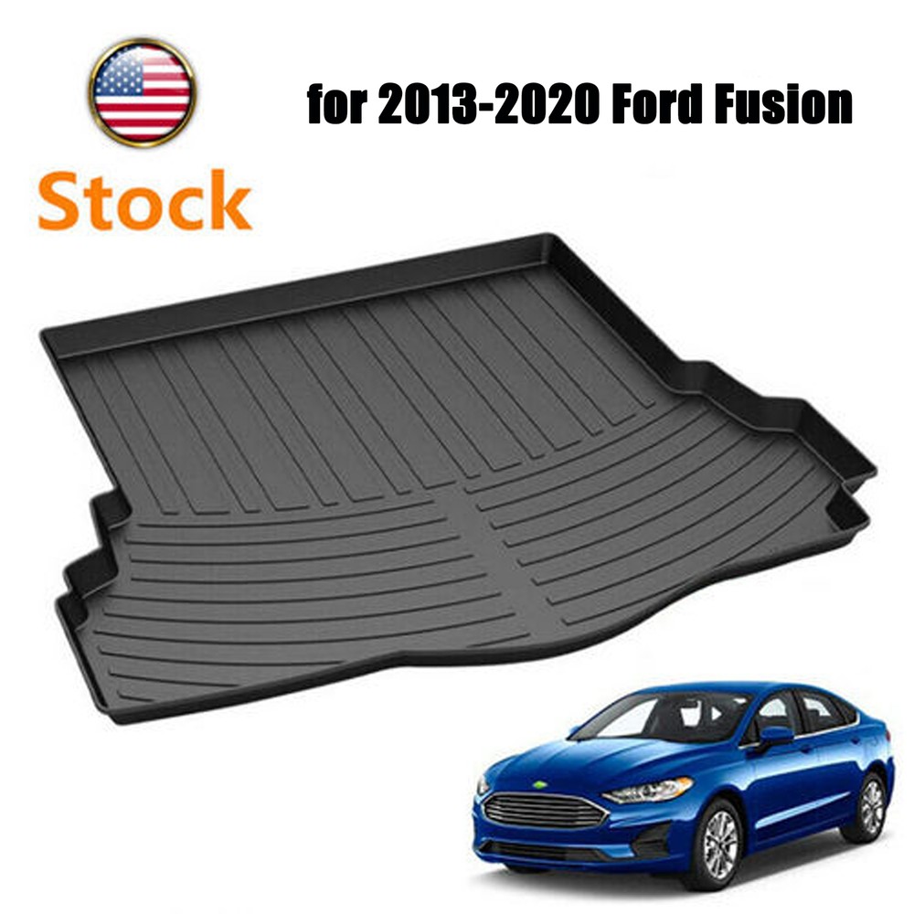 fit for 2013-2020 Ford Fusion Gas Engine TPO Rear Trunk Liner Floor Cover Mat