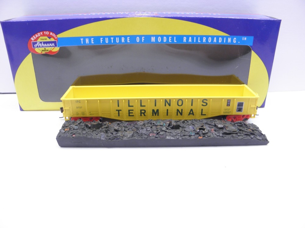 Athearn Ready To Roll 50' Gondola - Illinois Terminal #3727 Ho Scale