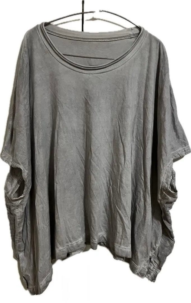 Senso Unico Moyuru Tunic Top Cotton Oversized Black M-L Used