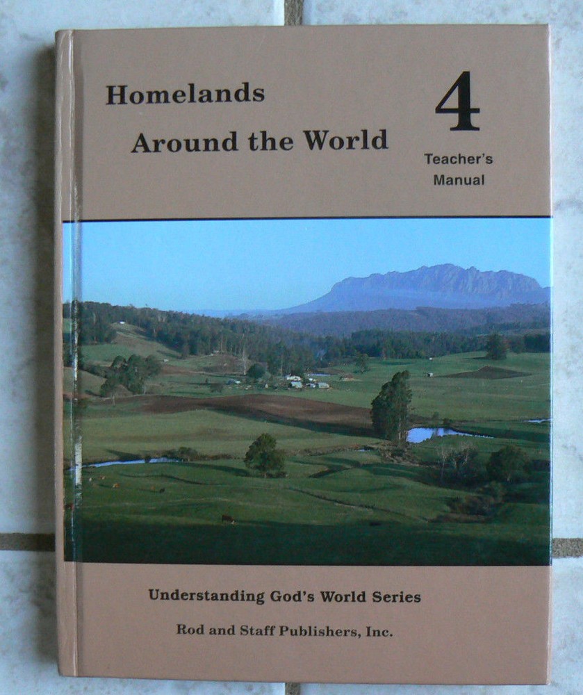 Rod & Staff g.4 Teacher's Manual,TE Homelands North America,Answer Key,Geography