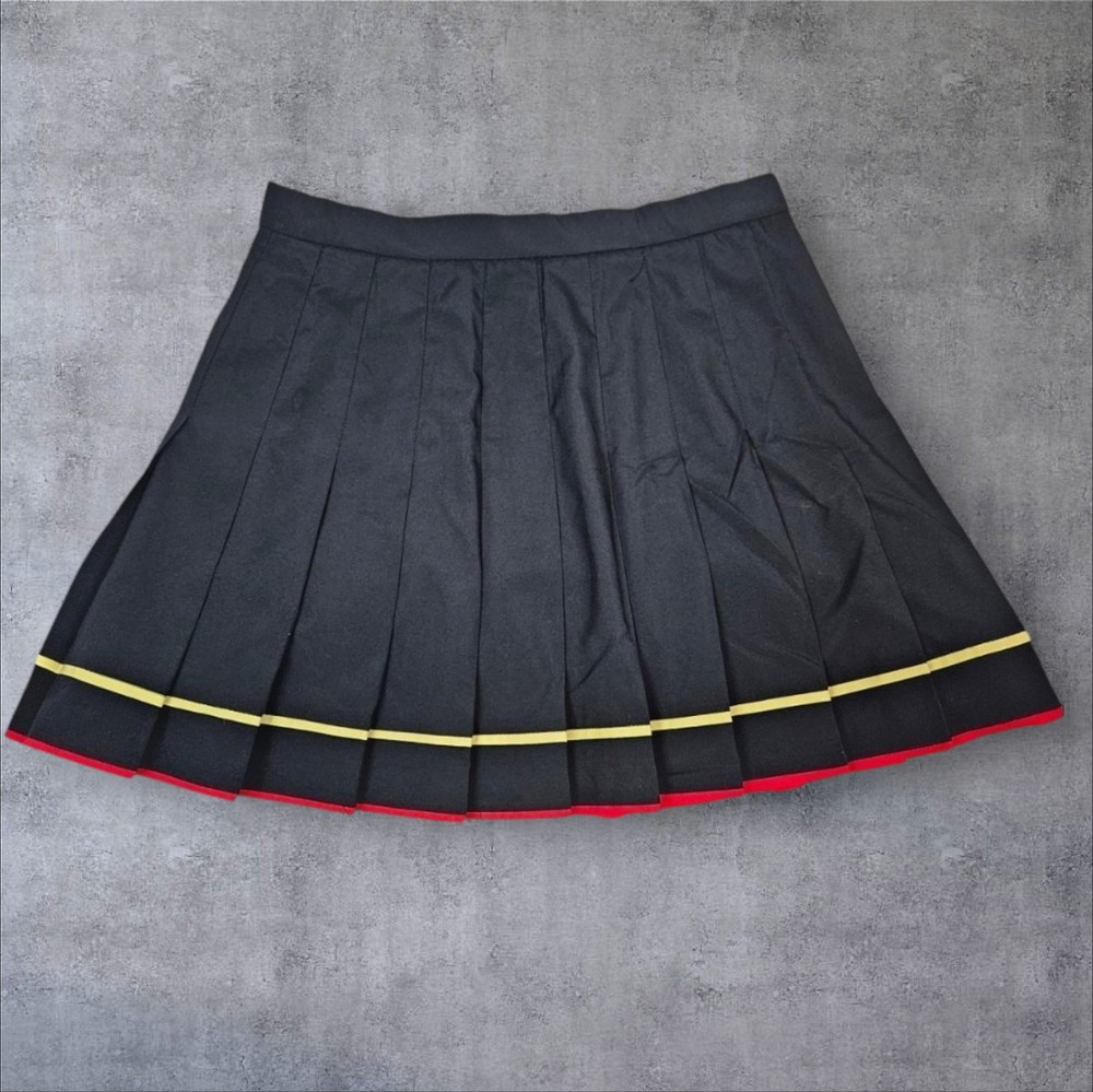 Vintage Lily's of Beverly Hills Black Pleated Tennis Skirt Size 10