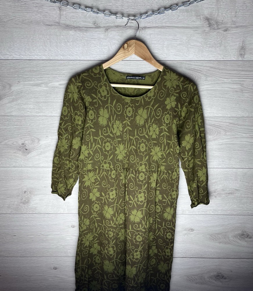 Women dress Gudrun Sjoden size M Flowers Cotton 100%
