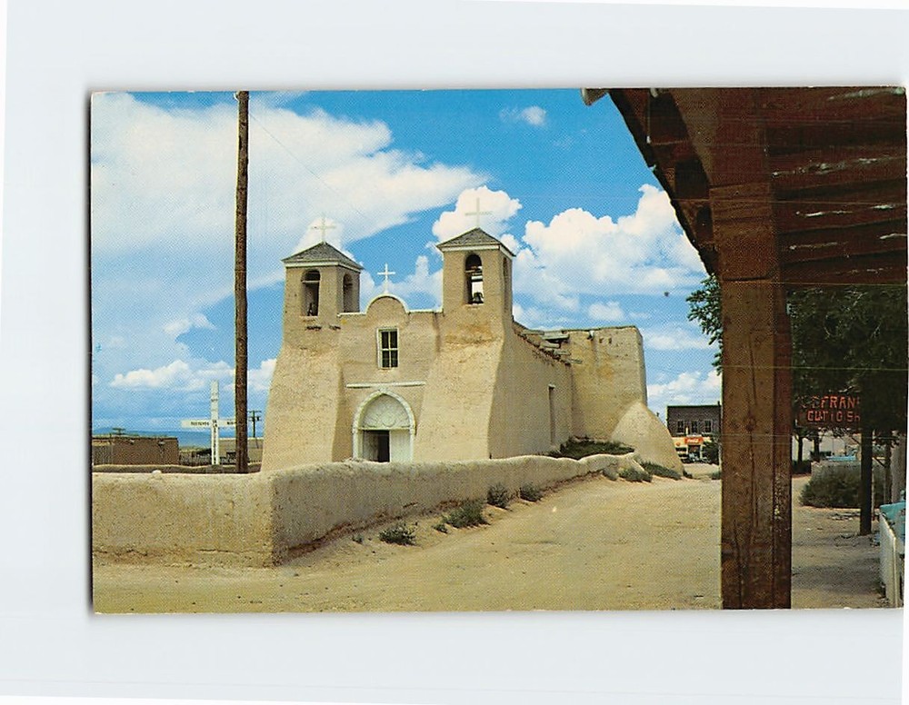 Postcard Ranchos De Taos Church New Mexico USA