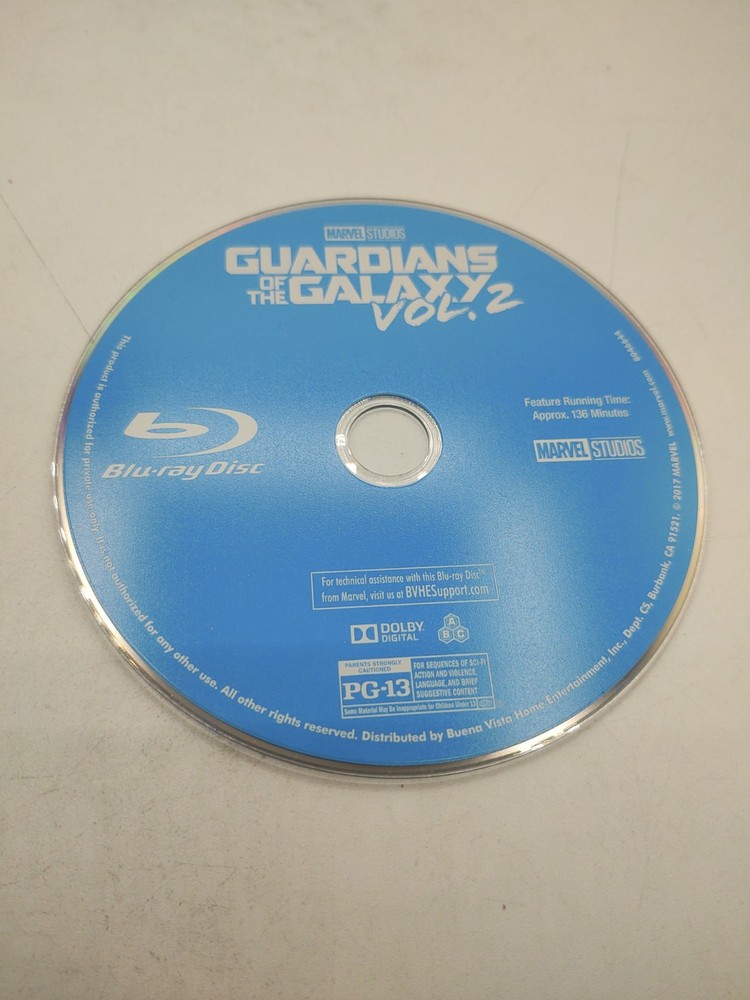 Guardians of the Galaxy Vol. 2 Blu - ray 2017 Marvel Studios PG - 13