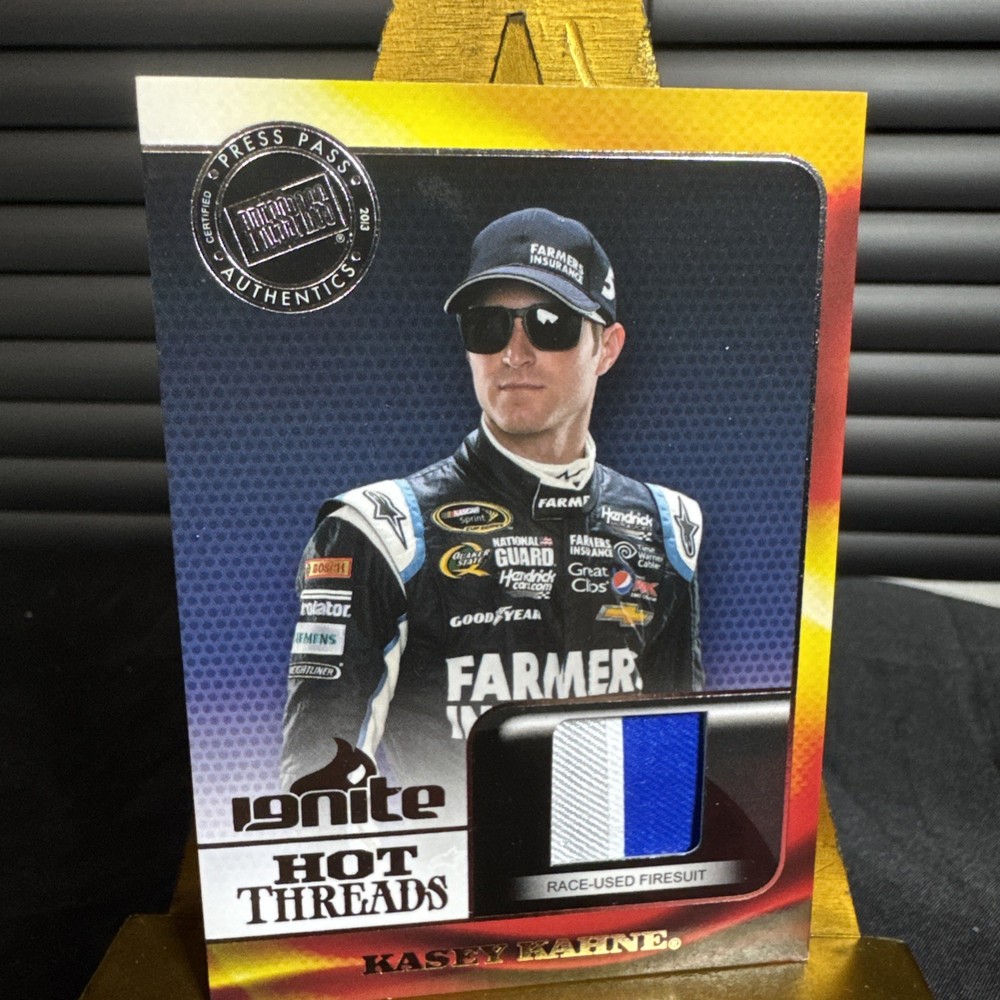 2013 Press Pass Ignite - Hot Threads Kasey Kahne #HT-KK (MEM)