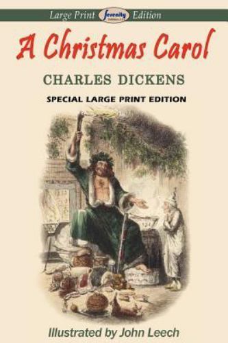 A Christmas Carol (Large Print Edition), Like New Used, Free shipping in the US
