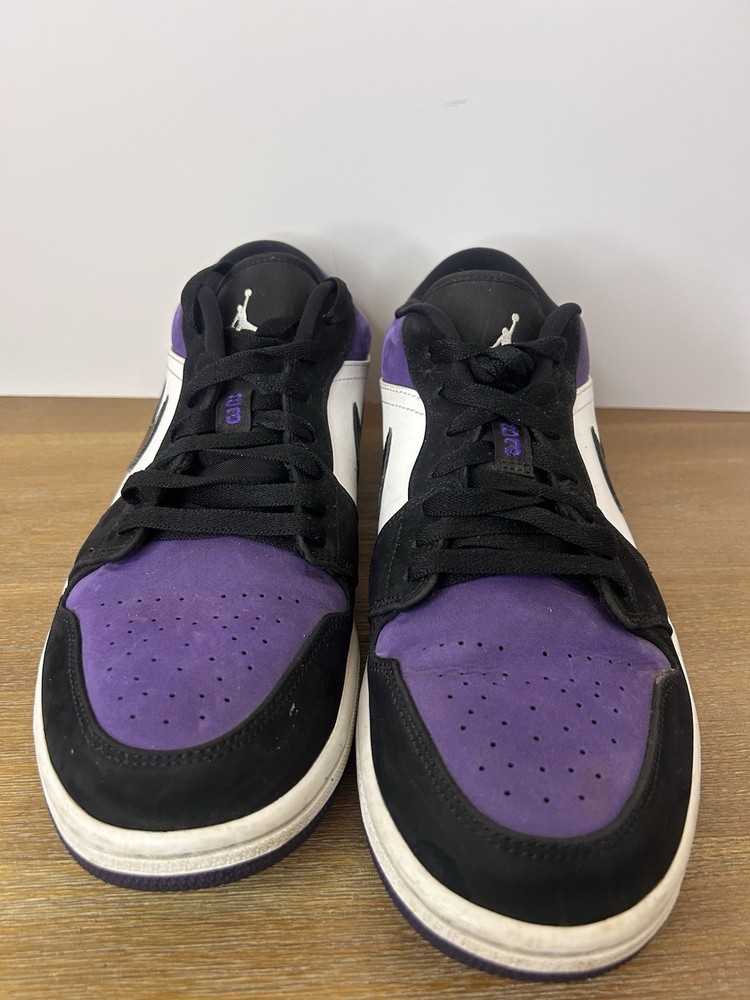 Air Jordan 1 Low Court Purple 553558-125; Size US Men’s 10.5