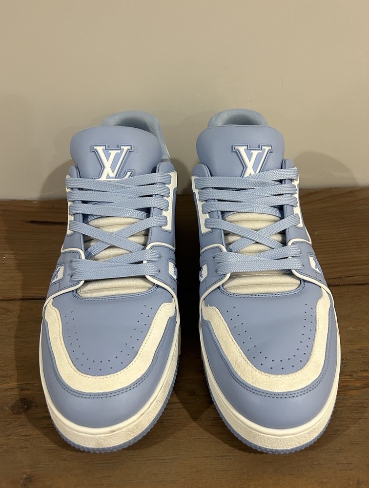 Louis Vuitton LV Trainer #54 Light Blue White