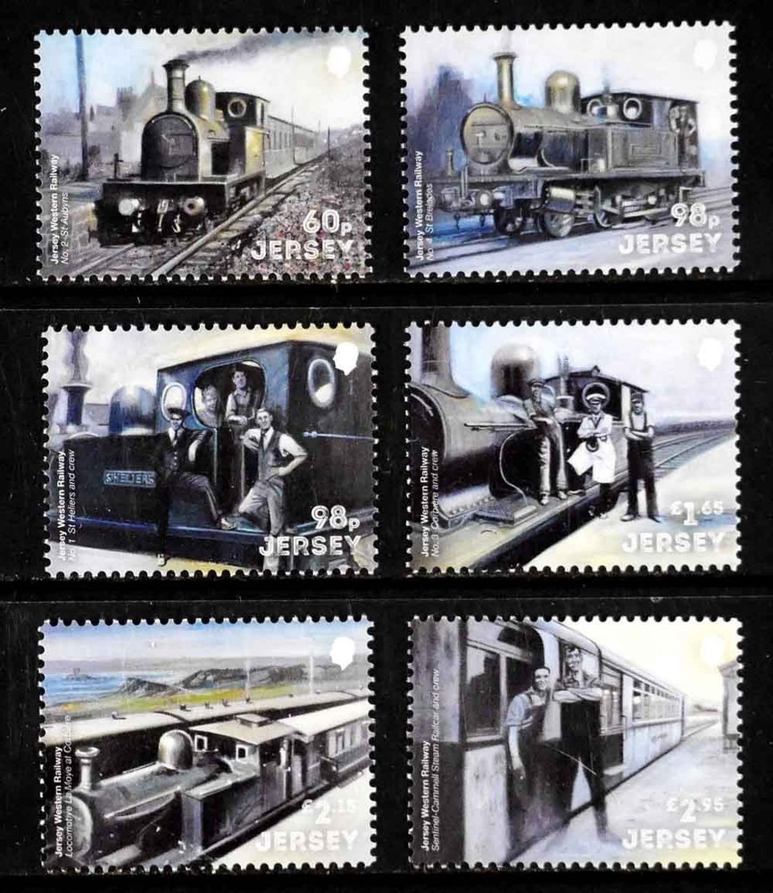 Jersey: 2024 Stamps Mint Never Hinged Western Railway Set Sound