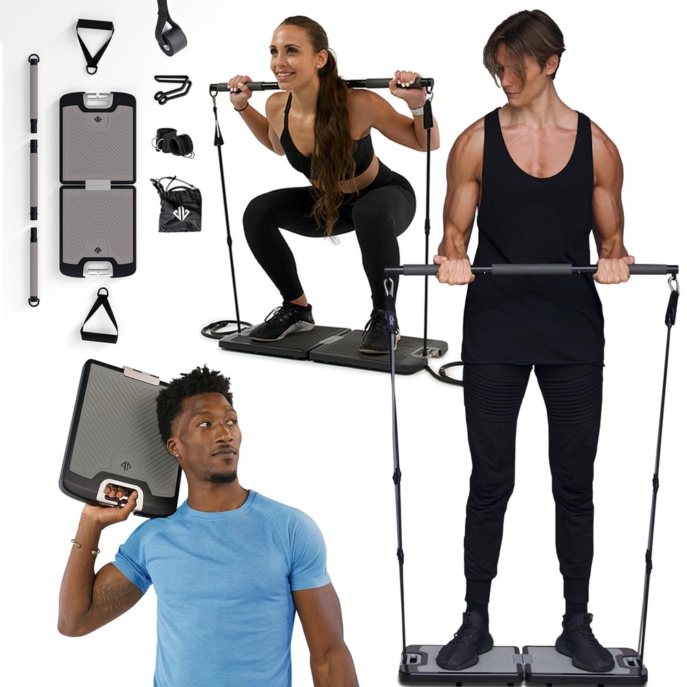 EVO Gym - Portable Home Gym Strength Training Equipment, at Home Gym | All in...