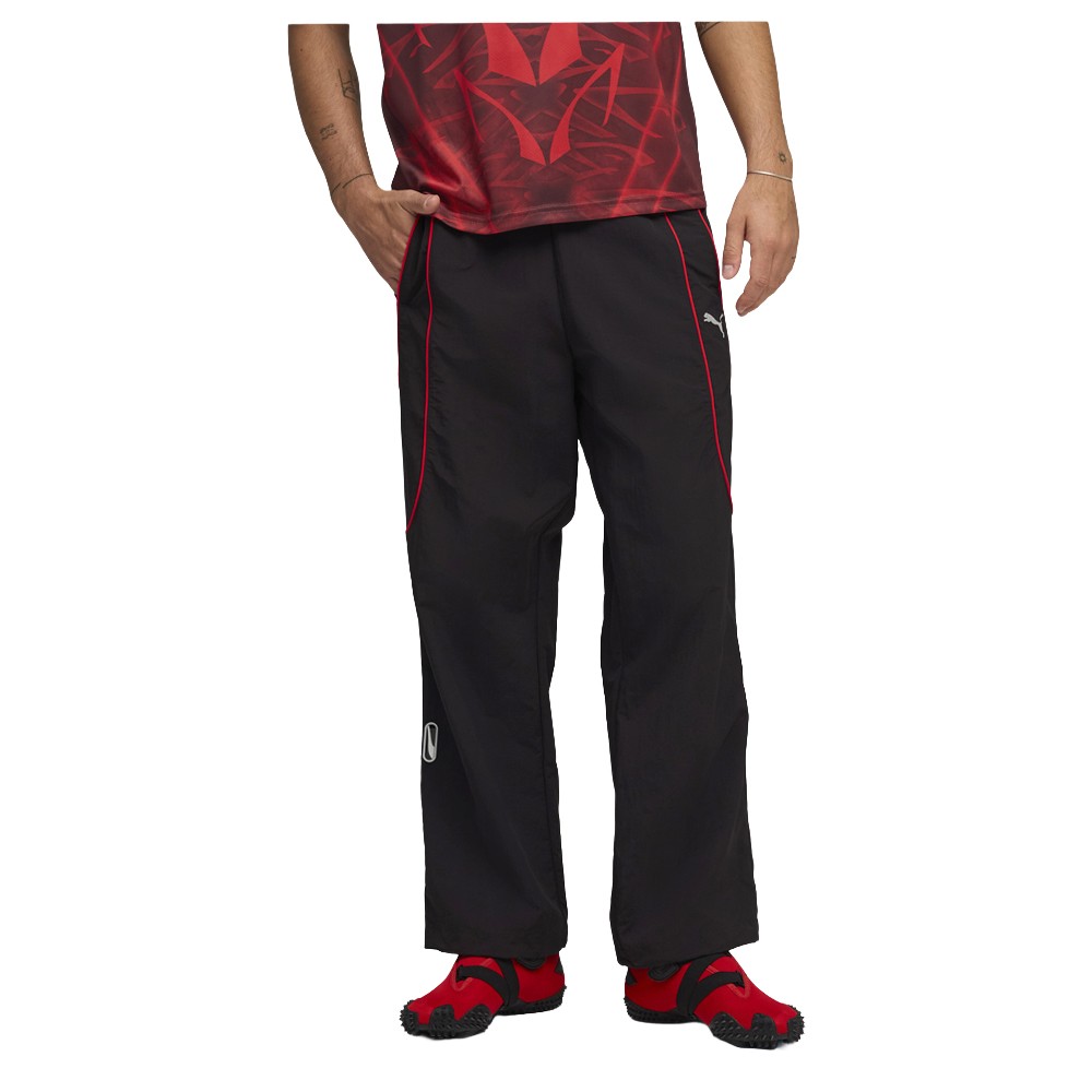 PUMA PumatechX Relaxed Track Pants Mens Black Casual Athletic Bottoms 63209701