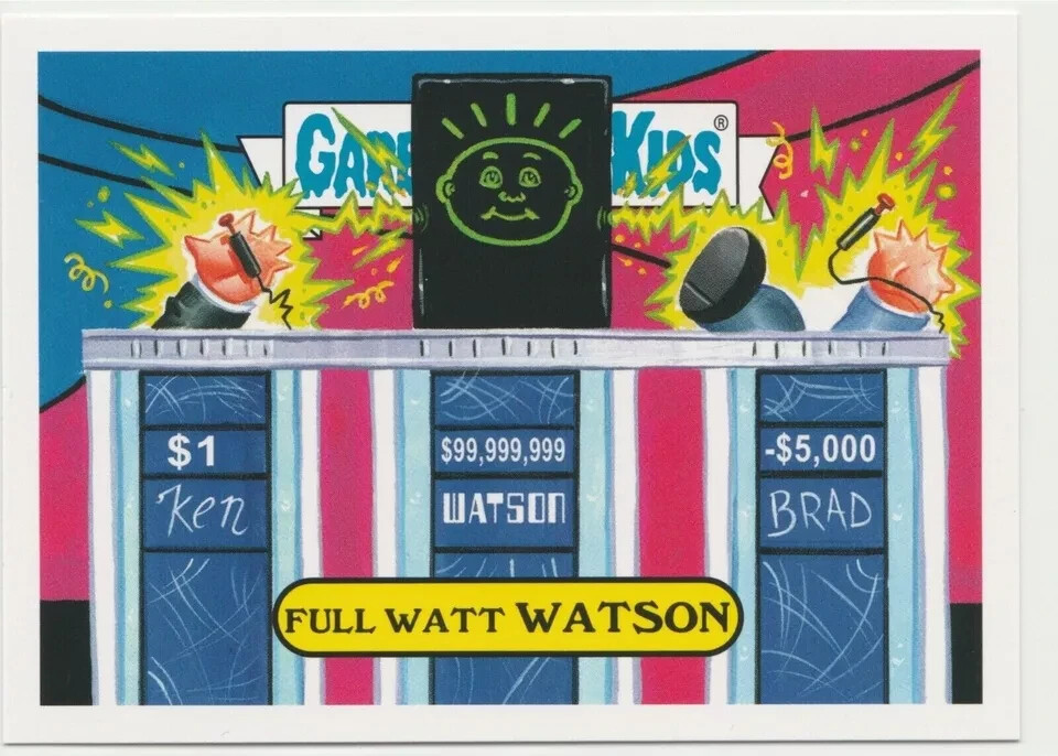 Full Watt Watson GPK Prime Slime Trashy TV 2016 Garbage Pail Kids #1b