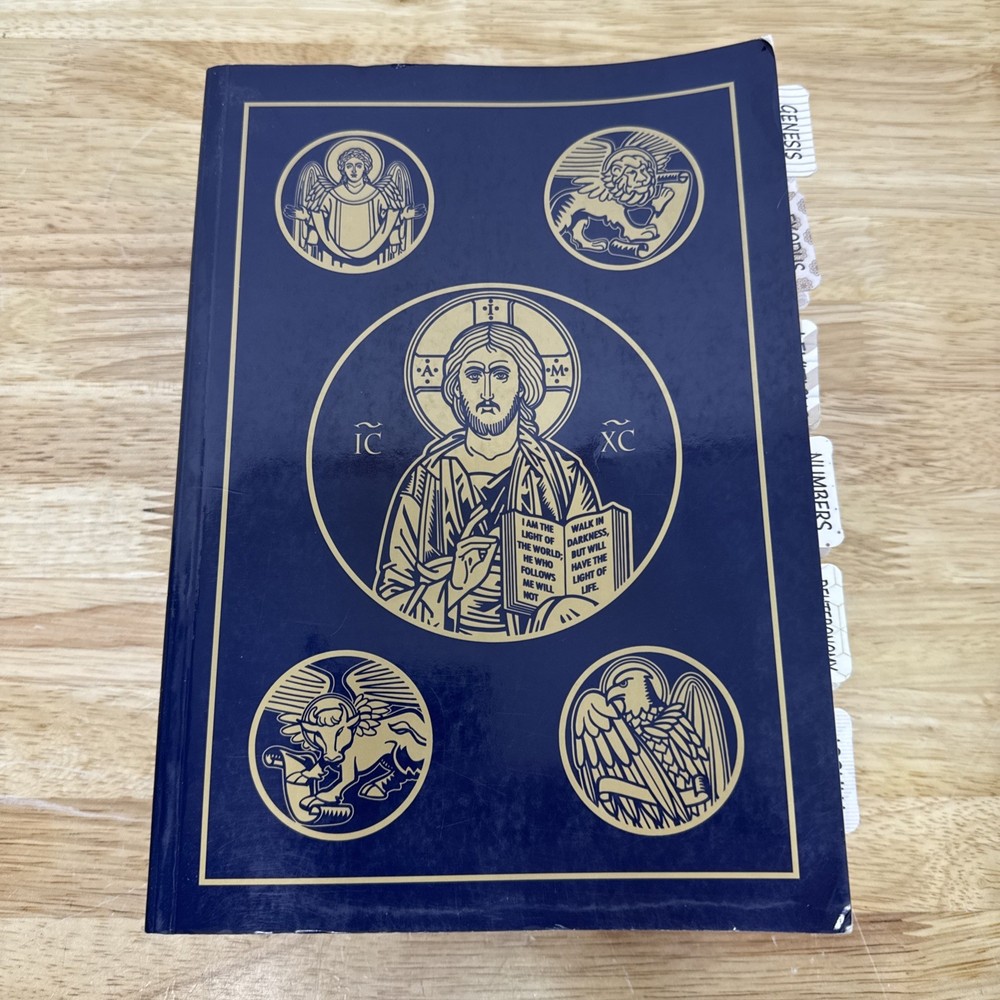 Ignatius HOLY BIBLE (RSV), 2nd Catholic Edition Large Print - Blue Softcover