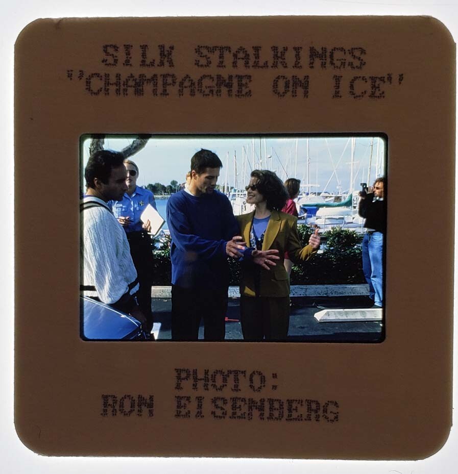 Vintage Photo 1995  Mitzi Kapture Rob Estes Sarah Buxton Silk Stalkings slide