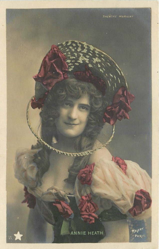 1900s Stage Actress Annie Heath Vintage Postcard 25-5315