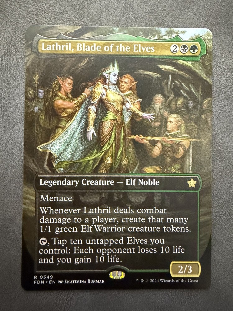 Lathril, Blade of the Elves (Borderless) Foundations Regular