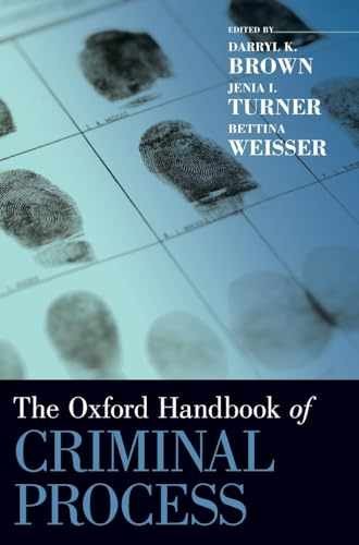 The Oxford Handbook of Criminal - Hardcover, by Brown Darryl K.; - Very Good