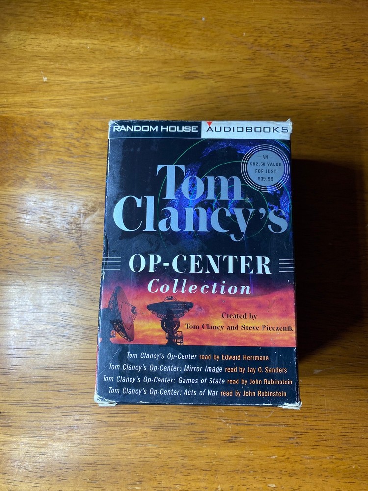 Tom Clancy's Op-Center Collection Audiobook - 12 Cassette Tapes - 4 Audio Books