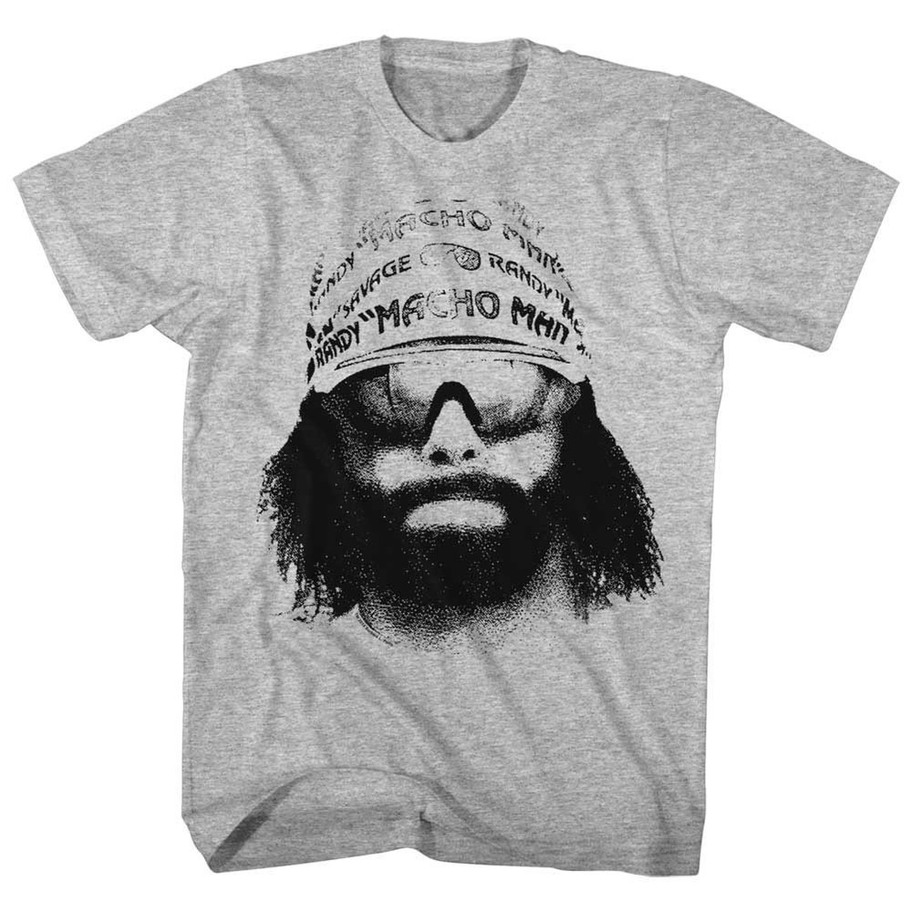 Macho Man Randy Savage Wearing Bandana & Sunglasses Men's T Shirt LG