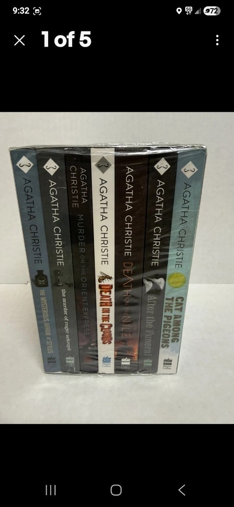 Agatha Christie Poirot Series 7 Books Collection Box Set PAPERBACK 2023