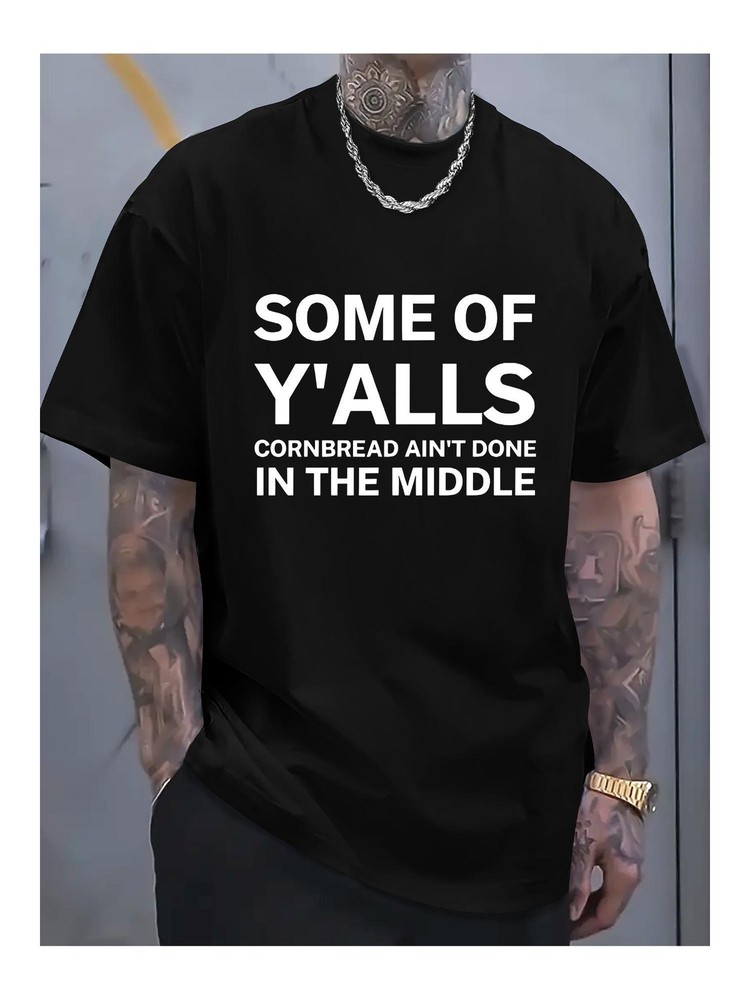 Men's Casual Cotton T-Shirt - 