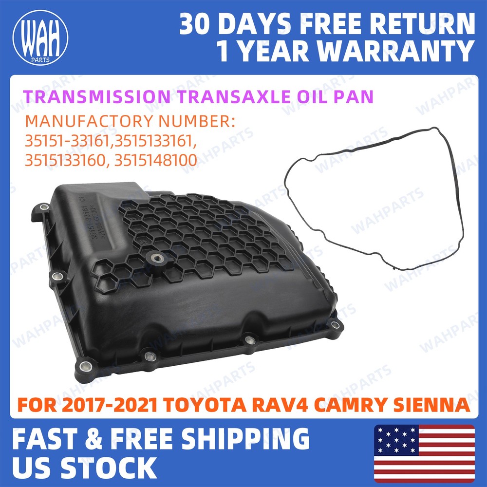 For 2017-2021 Toyota RAV4 Camry Highlander Sienna Transmission Transaxle Oil Pan