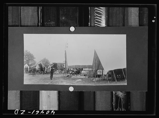 Shenandoah Pennsylvania 1902 American Red Cross Coal Miners Strike Camp
