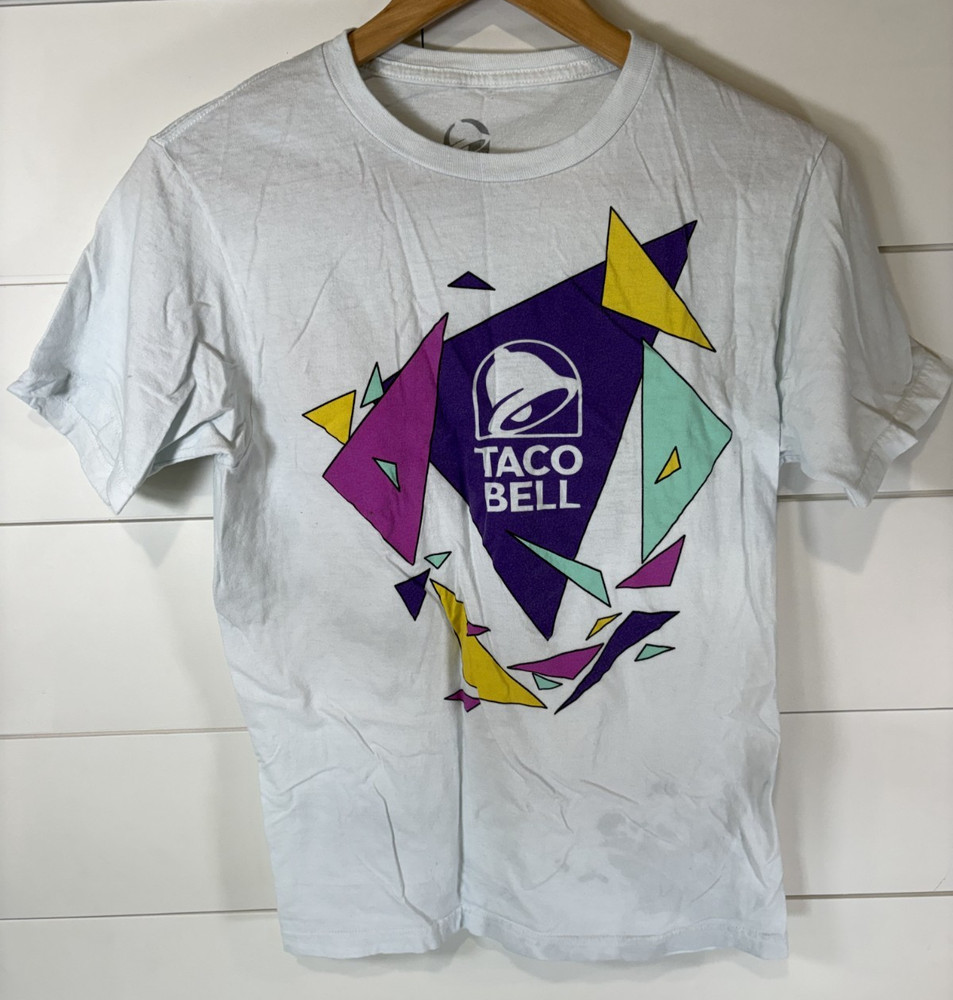 Ripple Junction Size S Small Taco Bell Logo Graphic Tee Retro 90s Cotton Purple