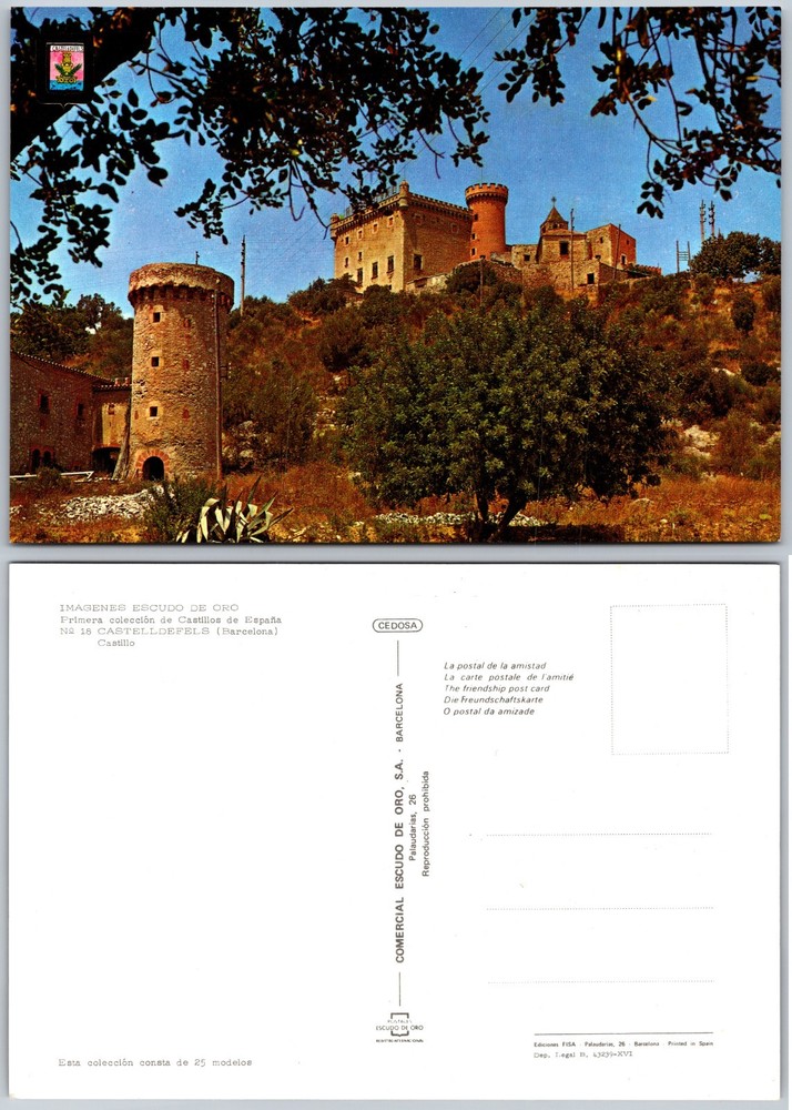 Continental Castillo De Oropesa Spain Postcard