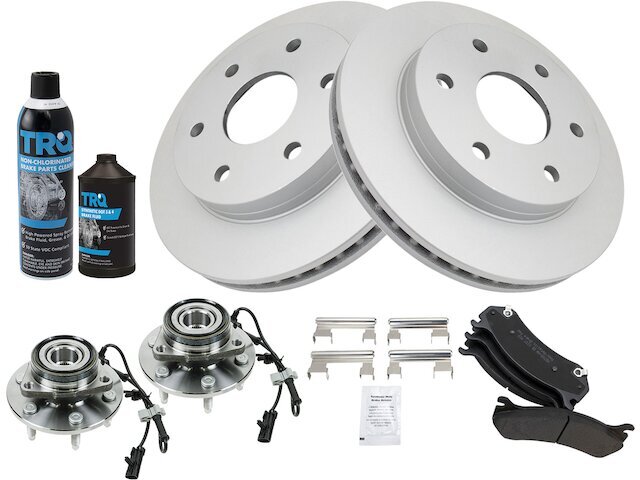 Front Brake Pad and Rotor and Wheel Hub Kit fits Escalade EXT 2002-2006 64SYSC