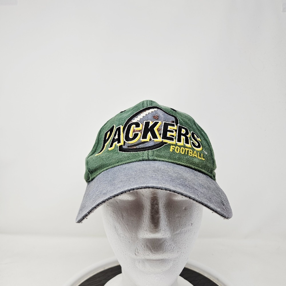 Vintage Green Bay Packers Football Pearson Cap Hat Team Nfl Adjustable Mens 90S