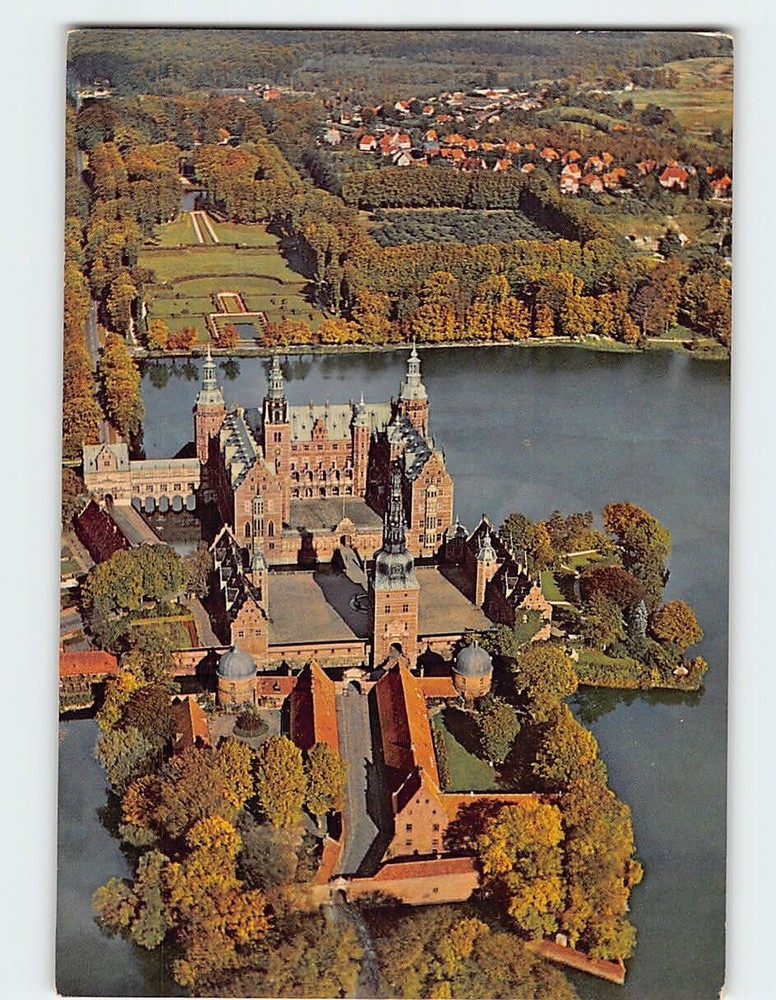 Postcard Frederiksborg Castle Hillerød Denmark