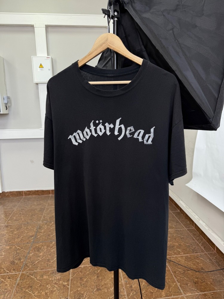🇬🇧 Vintage 00s Motorhead Rock Band T-Shirt Retro Rare Y2K size XL color Black