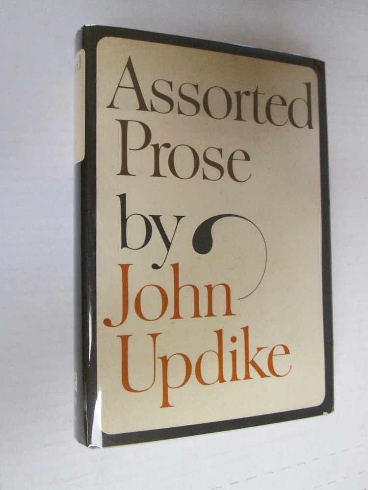 John Updike ASSORTED PROSE Signed First Edition in jacket 1965