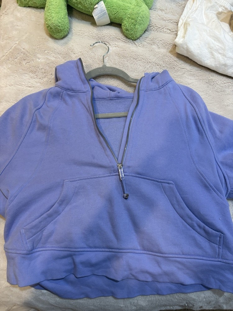 Dusty lilac lululemon scuba half zip