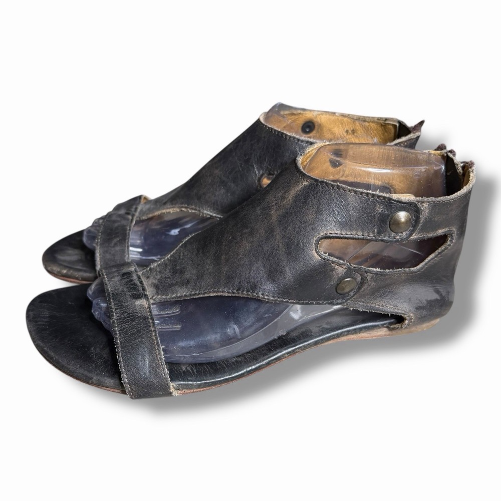 Bed Stu Women's Soto Sandal Tan Leather Open-Toe Size 9.5