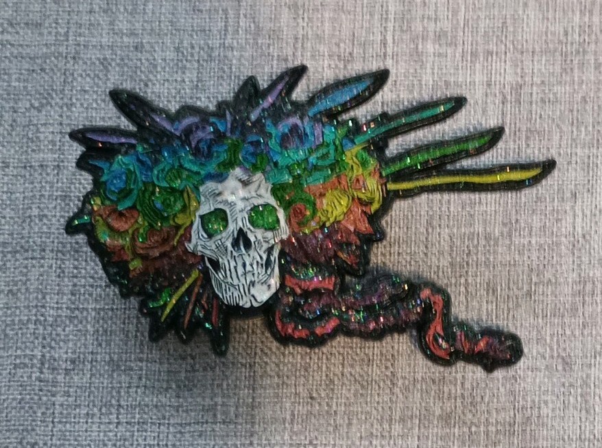 Grateful Dead Bertha pin by the  artist A J Masthay LE 112/500